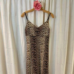 Guess Bodycon Leopard Slip Dress